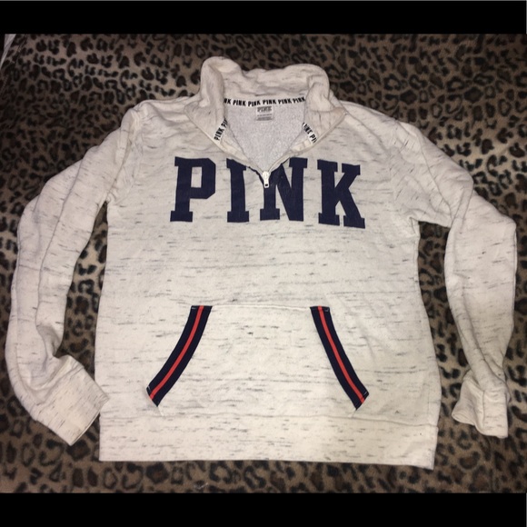 PINK Quarter-Zip Jacket - Picture 1 of 2